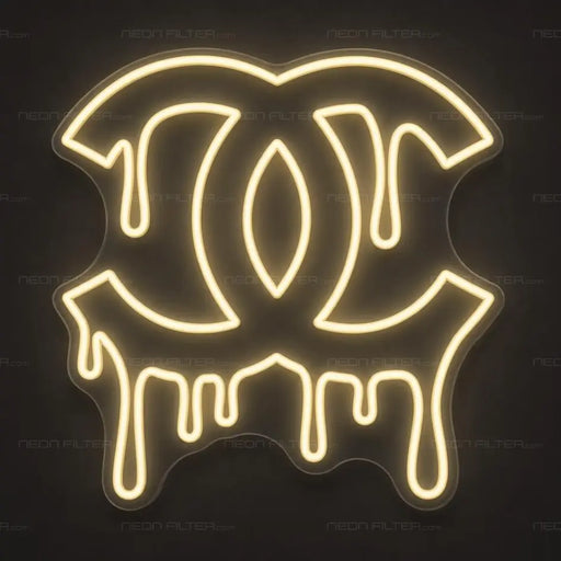 Dripping Chanel Neon Sign