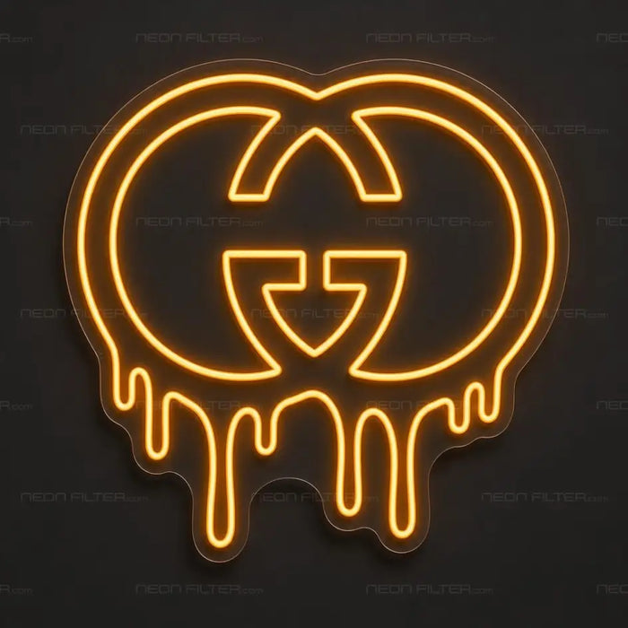 Dripping Gucci Neon Sign - AI Enabled