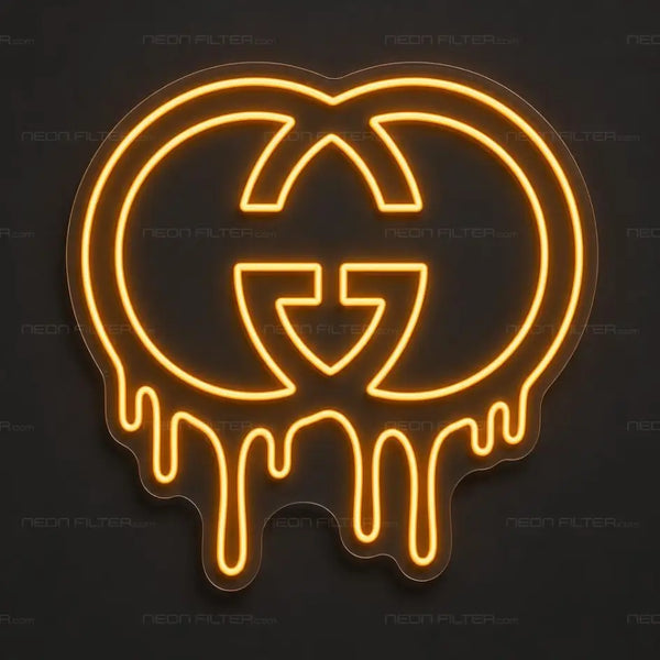 Dripping Gucci Neon Sign | Fashion Neon Lights — Neon Filter