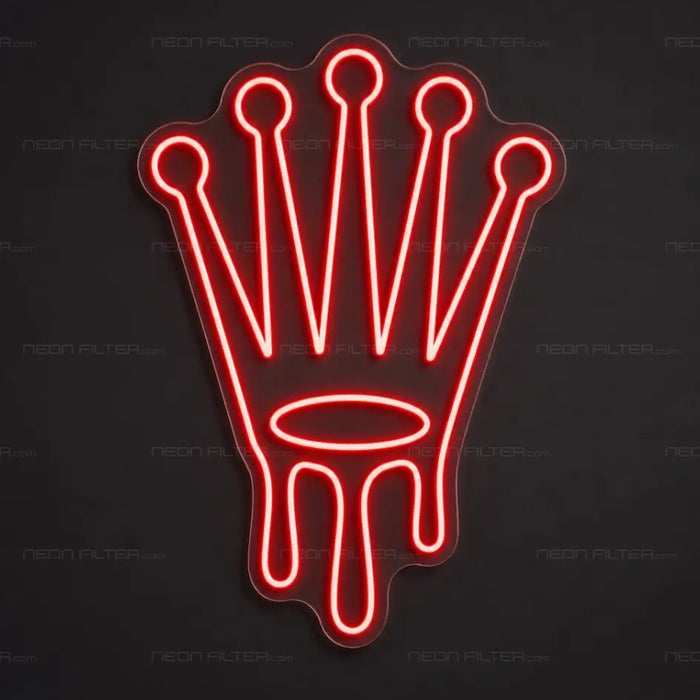 Dripping Rolex Neon Sign