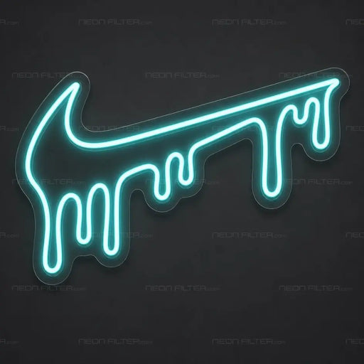 Dripping Tick Neon Sign - AI Enabled