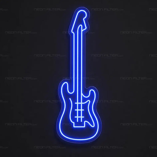 Electric Guitar Neon Sign