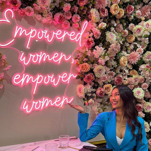 Empowered Women, Empower Women Neon Sign at Laila Edinburgh by anchisamac on Instagram