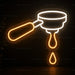 Espresso Portafilter Neon Sign for Cafe Decor - Neon Filter
