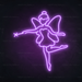 Fairy Neon Sign in Hopeless Romantic Purple