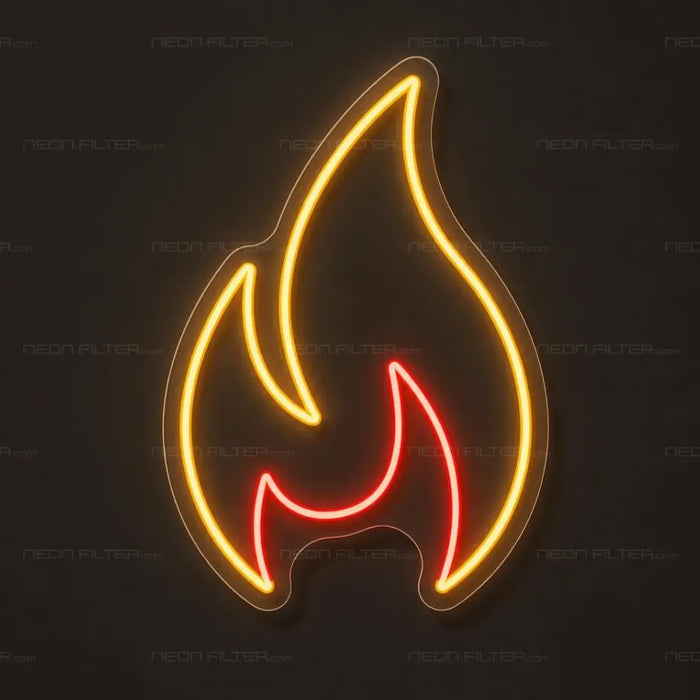 Flame Neon Sign