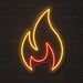 Flame Neon Sign