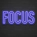 Focus Neon Sign for Gym Decor - Neon Filter
