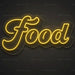 Food Script Neon Sign for FoodandDrinks Decor - Neon Filter