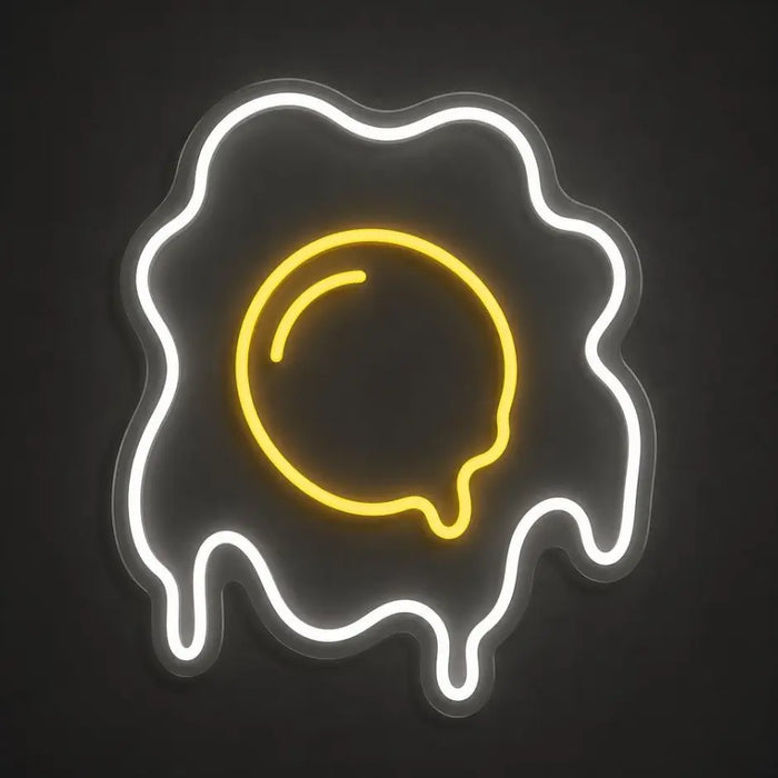 Fried Egg Neon Sign for Kitchen Decor - Neon Filter