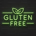 Gluten Free Leaf Neon Sign for FoodandDrinks Decor - Neon Filter
