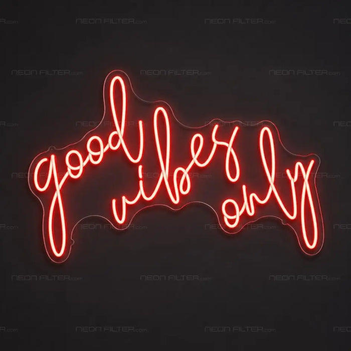Good Vibes Only Neon Sign - LED Neon Lights