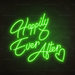 Happily Ever After Neon Light in Glow Up Green