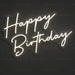Happy Birthday Handwritten Neon Sign for Birthday Decor - Neon Filter