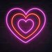 Hearts Neon Sign