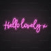 Hello Lovely x Neon Sign