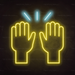 High Five Emoji Neon Sign