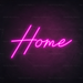 Home Neon Sign in Love Potion Pink