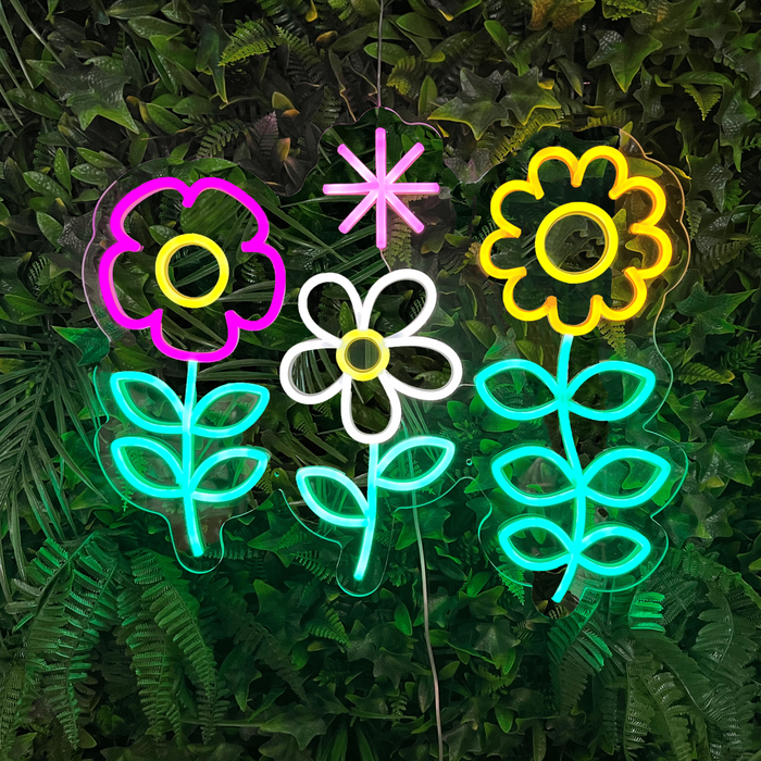 Flowers Neon Sign