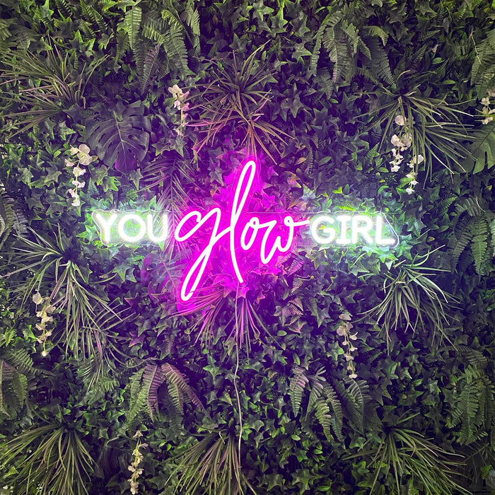 You glow girl Neon Sign