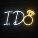 I Do Ring Neon Sign for Wedding Decor - Neon Filter