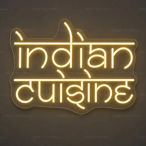 Indian Cuisine for FoodandDrinks Decor - Neon Filter