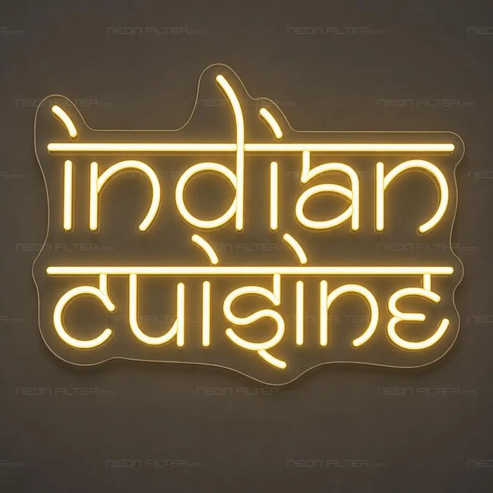 Indian Cuisine for FoodandDrinks Decor - Neon Filter