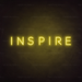 Inspire Neon Sign in Paradise Yellow