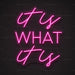 It Is What It Is Neon Sign