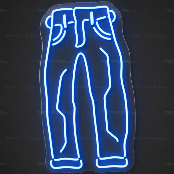 Jeans Neon Sign for RetailShop Decor - Neon Filter
