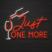 Just One More Martini Neon Sign for ManCave Decor - Neon Filter