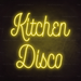 Kitchen Disco Neon Sign in Paradise Yellow