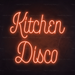 Kitchen Disco Neon Sign in Sunset Orange