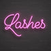 Lashes Neon Sign for BeautySalon Decor - Neon Filter