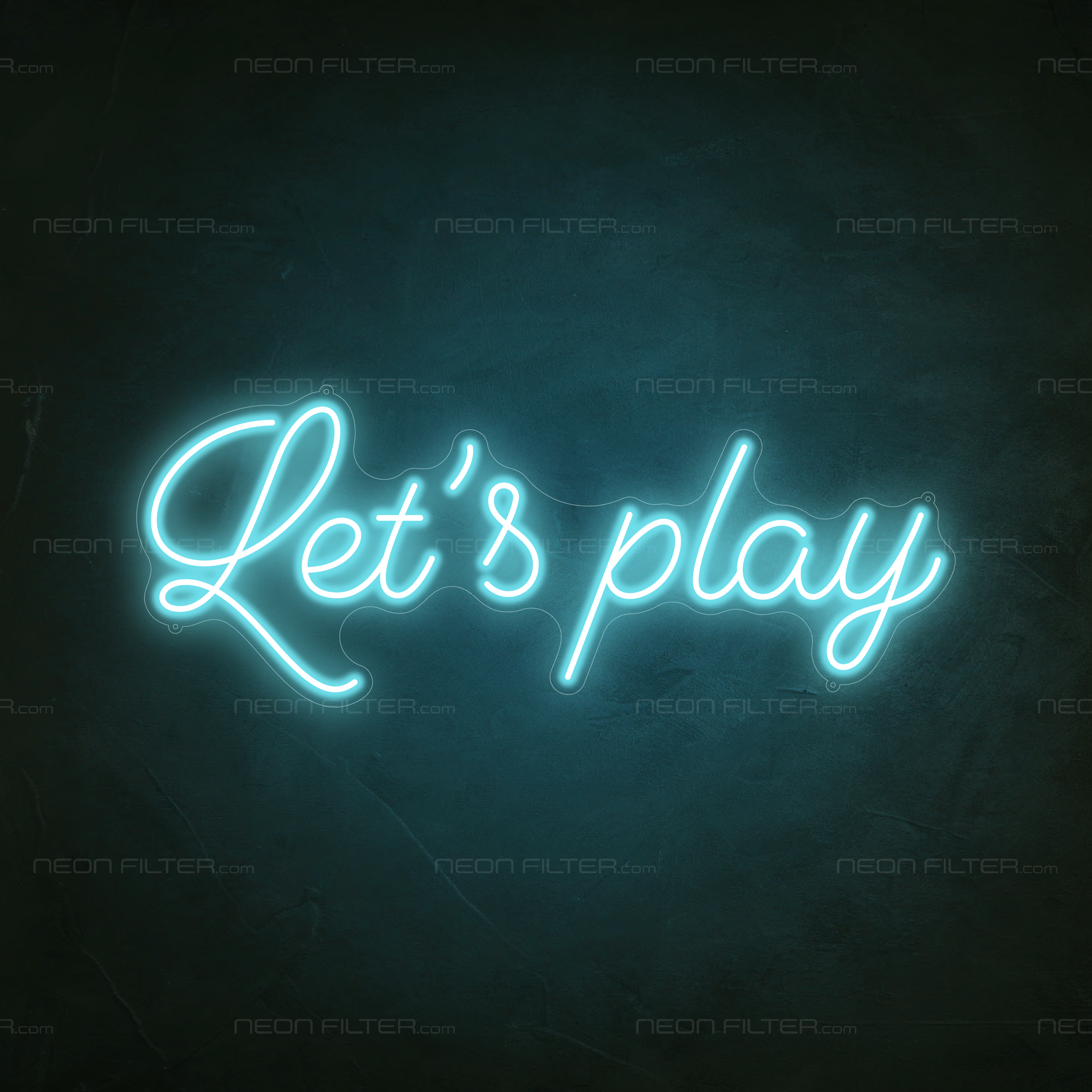Lets Play Neon Sign | LED Neon Lights UK — Neon Filter