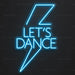 Let's Dance Lightning Neon Sign for Wedding Decor - Neon Filter