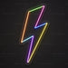 Lightning Bolt Neon Sign - AI Enabled