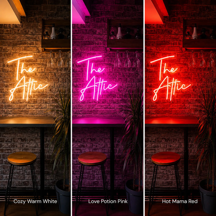 Contour Bottle Neon Sign
