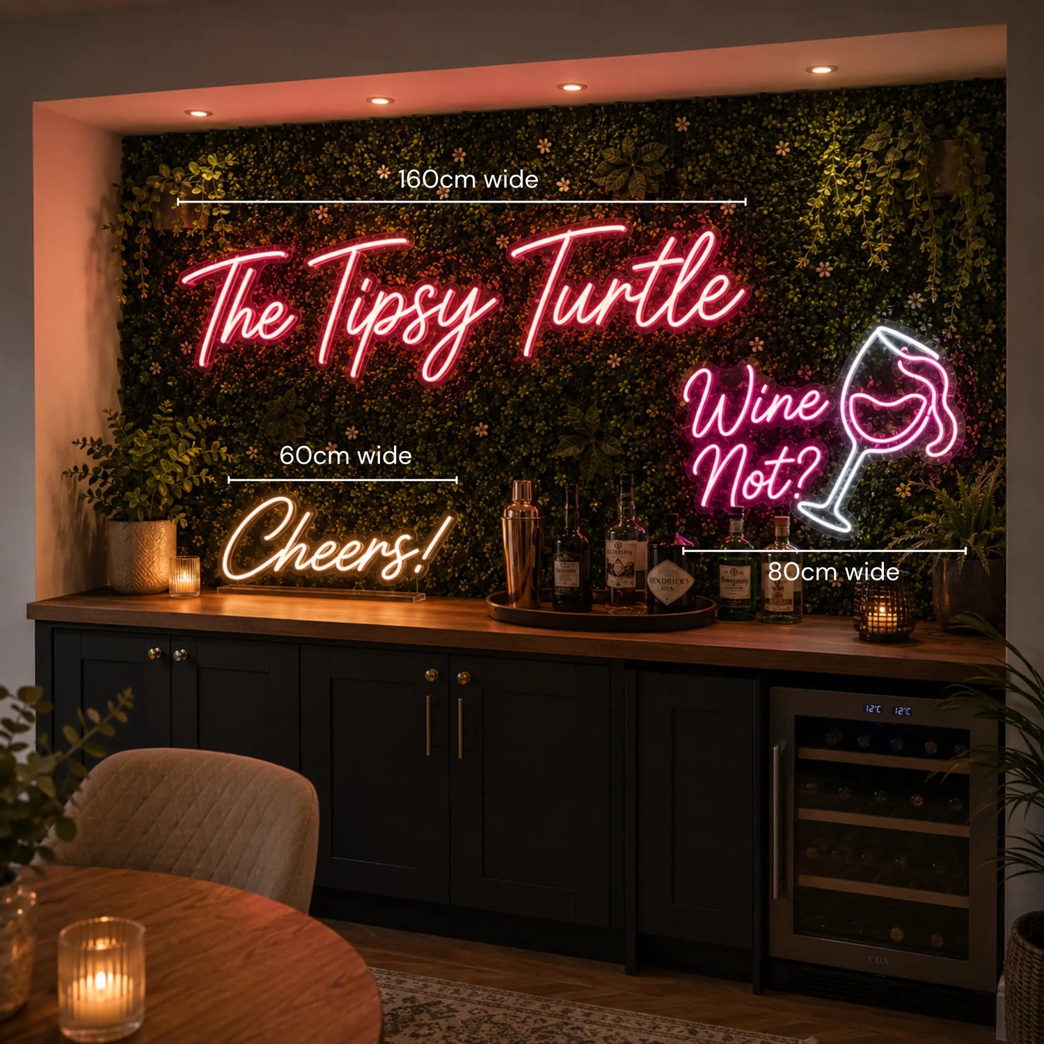 WHAT SIZE MAN CAVE NEON SIGN DO I NEED?