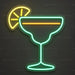 Margarita Cocktail Neon Sign for FoodandDrinks Decor - Neon Filter