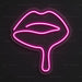 Melted Lips Neon Sign