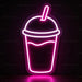 Milkshake Cup Neon Sign  for FoodandDrinks Decor - Neon Filter