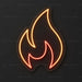 Mini Flame Neon Sign