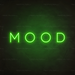 Mood Neon Sign in Glow Up Green