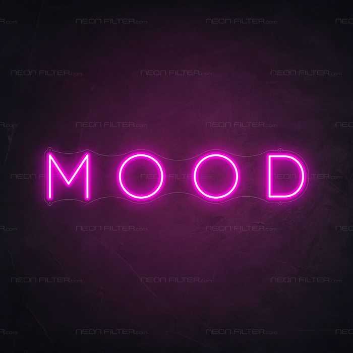 Mood Neon Sign in Love Potion Pink