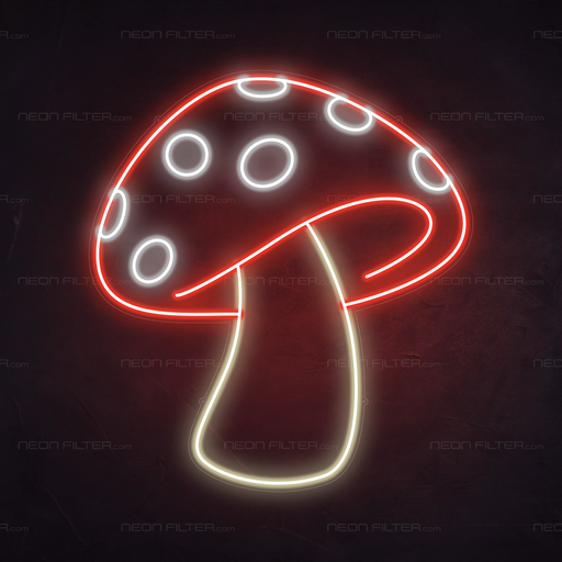 Mushroom Neon Sign