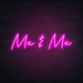 Mx & Mx Neon Sign in Love Potion Pink