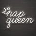 Nap Queen Neon Sign for Bedroom Decor - Neon Filter