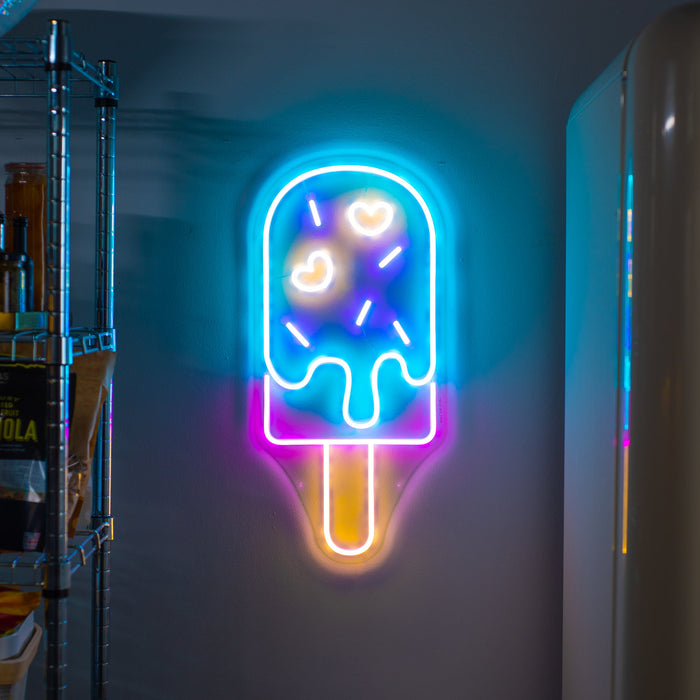 Ice Cream Lolly Neon Sign