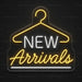 New Arrivals Hanger Neon Sign for RetailShop Decor - Neon Filter